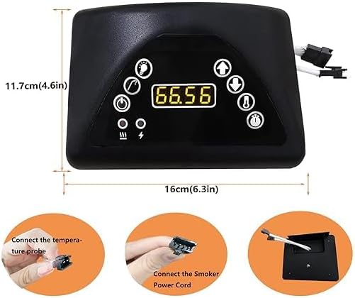 Digital Control Panel for masterbuilt, with LED Digital Display, Compatible with Masterbuilt MB20072418、MB20072618 and Other Smoker Grill Models