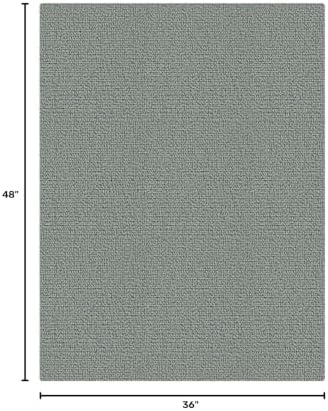 EARTHALL Washable Rugs for Entryway, Non Slip Aear Rug, 3x4 Ft, Green/Grey - Image 2