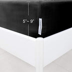 Box Spring Cover Queen Size with Smooth and Elastic Woven Material - Image 5