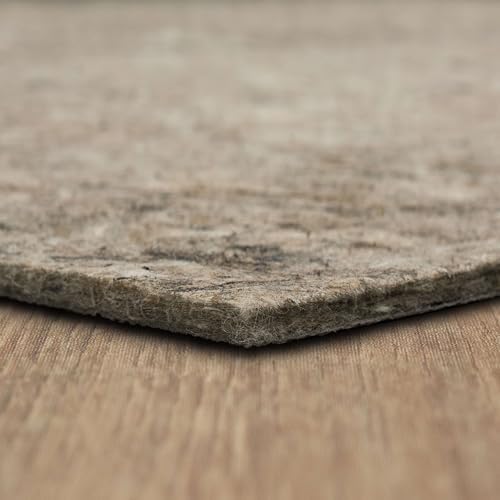 Mohawk Home Non Slip Rug Pad 7' x 9' - 1/2" Thick Felt + Latex Rubber Gripper - Dual Surface Cushion for Hardwood, Carpet, Tile Floors, Made in USA by MohawkHome