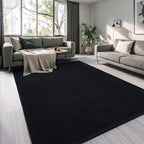 AROGAN 6x9 Area Rugs for Living Room Non Slip Dorm Bedroom Rug, Black - Image 6