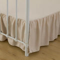 Bed Skirt, Full Size Ruffled Bed Skirts with Split Corners by xuandian