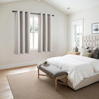MIULEE Blackout Curtains for Bedroom 2 Panels 40 x 63 Inch Long Cobblestone - Image 6