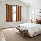 MIULEE Blackout Curtains for Bedroom 2 Panels 40 x 63 Inch Long Sun Baked - Image 6