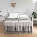 Bed Skirt Queen Size Ruffled Bed Skirts with Split Corners - Image 4