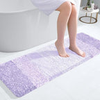 OLANLY Bathroom Runner Rug 47x17, Extra Soft Absorbent Microfiber Bath Rugs by OLANLY