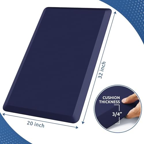 0.8" Thick Kitchen Mat Cushioned Anti Fatigue Rug Comfort Floor Mats - Image 2