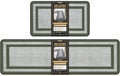 Mattitude Kitchen Mats Set of 2,Cushioned Anti-Fatigue Non-Skid Rug Sets by Mattitude