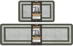 Mattitude Kitchen Mats Set of 2,Cushioned Anti-Fatigue Non-Skid Rug Sets by Mattitude