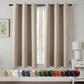MIULEE Blackout Curtains for Bedroom 2 Panels 40 x 54 Inch Long Taupe by MIULEE
