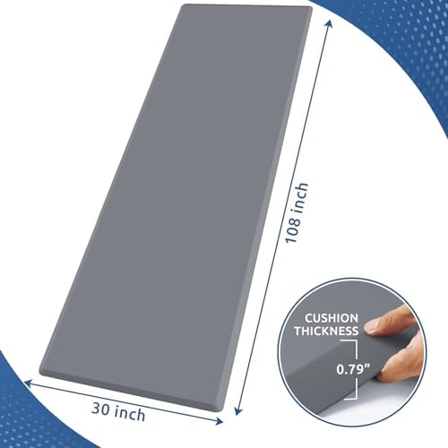0.8" Thick Kitchen Mat Cushioned Anti Fatigue Rug Comfort Floor Mats - Image 2