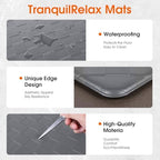 TranquilRelax Kitchen Mats, Cushioned Mats with Extra-Long Runner, Grey - Image 3