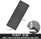 SUMLANS Kitchen Mat for Floor, Washable Non Slip Rugs, Black - Image 2