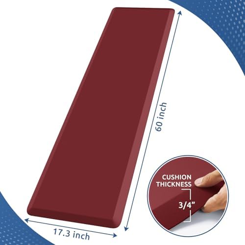 0.8" Thick Kitchen Mat Cushioned Anti Fatigue Rug Comfort Floor Mats - Image 2