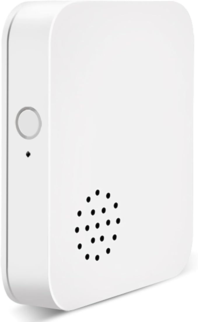 WENGART Zigbee Vibration Alarm Sensor,120dB Local Siren Shock Detector for Windows & Doors,3 Sensitivity Levels,Glass Break Sensor Works with SmartThings,Alexa & Home Assistant,Zigbee Hub Required