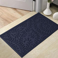HIYARD Front Door Mat, Absorbent Dirt Trapping Welcome Door Mat Indoor Outdoor, Non Slip Entry Mat, Indoor Outdoor Door Mats, Fade Resistant, Low Profile Doormat for Entryway, 29×17, Blue by HIYARD