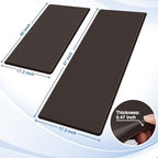 StepRite Kitchen Mats for Floor, 2-Piece Anti-Fatigue Rugs, Chocolate - Image 2