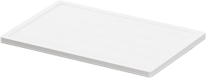 JOYMOOP Foldable Storage Cabinet Top Cover, Fits XXL Storage Boxes, Durable, Easy to Install, Dustproof and Waterproof, White