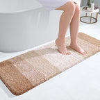 OLANLY Bathroom Runner Rug 47x17, Extra Soft Absorbent Microfiber Bath Rugs by OLANLY