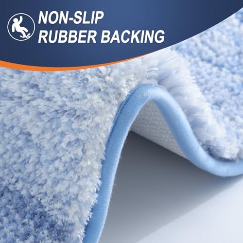 OLANLY Bathroom Runner Rug 47x20, Extra Soft Absorbent Microfiber Bath Rugs - Image 5