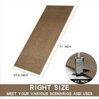 SUMLANS Kitchen Mat for Floor, Washable Non Slip Rugs, Brown - Image 2