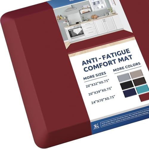 0.8" Thick Kitchen Mat Cushioned Anti Fatigue Rug Comfort Floor Mats by KitchenClouds