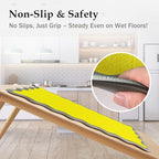 Arenarug Scalloped Kitchen Mats for Floor, Yellow Kitchen Rugs Set of 2 - Image 4