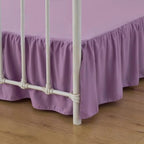 Bed Skirt Queen Size Ruffled Bed Skirts with Split Corners by xuandian
