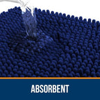 OLANLY Bathroom Rugs 32x20, Extra Soft Absorbent Chenille Bath Rugs - Image 3