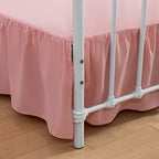 Bed Skirt Twin Size Ruffled Bed Skirts with Split Corners by xuandian