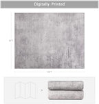 8x10 Washable Area Rugs for Living Room,Bedroom,Dining Room,Playroom - Grey - Image 2