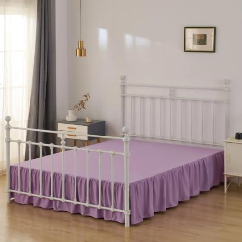 Bed Skirt Full Size Ruffled Bed Skirts with Split Corners - Image 4