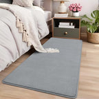 AROGAN Small Area Rugs for Bedroom, 2×4 Non Slip Runner Rug, Grey by AROGANAREARUG