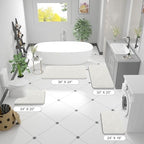OLANLY Bathroom Rugs 36x24, Extra Soft Absorbent Chenille Bath Rugs - Image 2