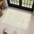 2x3 Washable Entryway Rug: Modern Abstract Indoor Soft Carpet Beige by FXRHLP