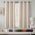 MIULEE Blackout Curtains for Bedroom 2 Panels 40 x 54 Inch Long Champagne by MIULEE