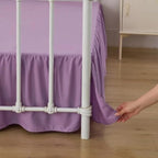 Bed Skirt Full Size Ruffled Bed Skirts with Split Corners - Image 7