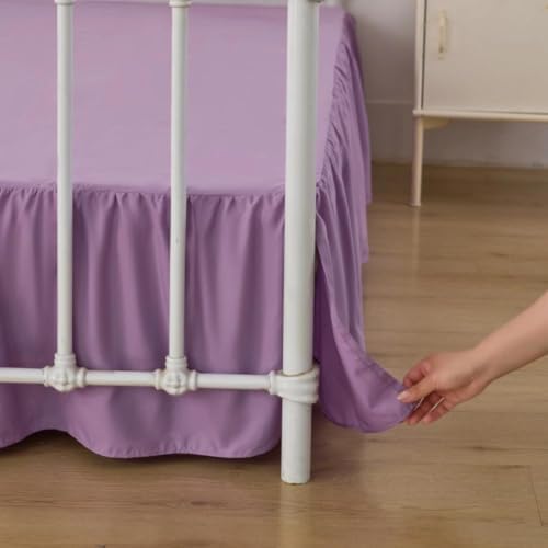Bed Skirt Full Size Ruffled Bed Skirts with Split Corners - Image 7