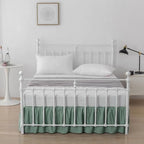 Bed Skirt Queen Size Ruffled Bed Skirt with Split Corners - Image 6