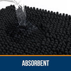 OLANLY Bathroom Rugs 35x24, Extra Soft Absorbent Chenille Bath Rugs - Image 4