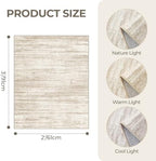 2x3 Rug Non Slip, Small Washable Entryway Rug,Brown - Image 2