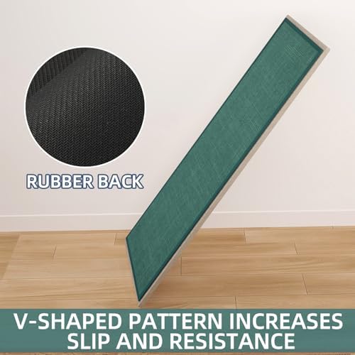 SUMLANS Kitchen Mats Set of 2 PCS for Floor, Washable Non Slip Rugs, Green - Image 5