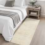 2x5 Washable Runner Rug：Modern Abstract Kitchen Soft Carpet Beige - Image 4