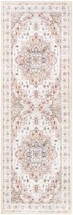 Madane Kitchen Runner 2'6''x8' Soft Rug Runners for Hallways, Pink - Image 2