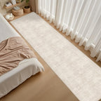 2'6''x14' Hallway Washable Runner Rug:Neutral Kitchen Carpet Beige - Image 3