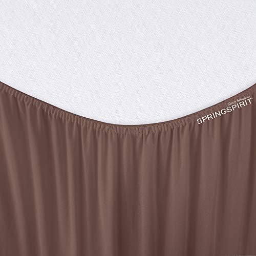 Box Spring Cover Queen Size with Smooth and Elastic Woven Material - Image 6