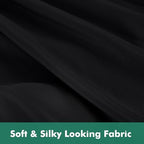 Wrap Around Queen Size Bed Skirt Split Corner 17" Drop-Elastic Dust Ruffle - Image 7