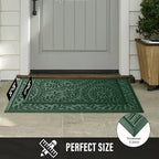 HIYARD Front Door Mat, Absorbent Dirt Trapping Welcome Door Mat Indoor Outdoor, Non Slip Entry Mat, Indoor Outdoor Door Mats, Fade Resistant, Low Profile Doormat for Entryway, 36×24, Green - Image 6