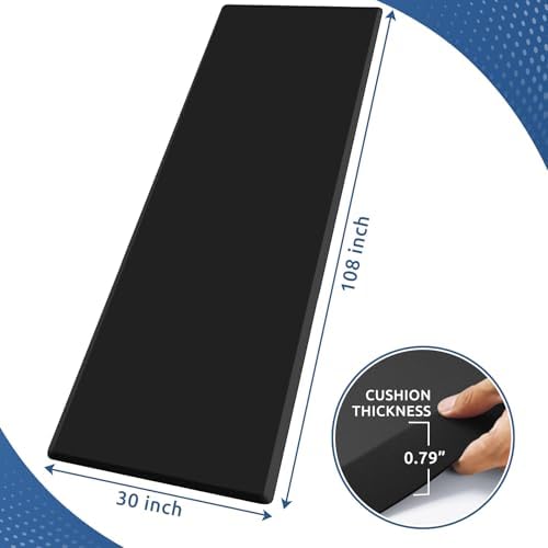 0.8" Thick Kitchen Mat Cushioned Anti Fatigue Rug Comfort Floor Mats - Image 2