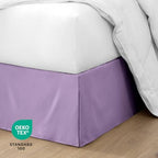 Bare Home Bed Skirt 15-Inch Drop 1800 Ultra-Soft (Queen, Lavender) - Image 6